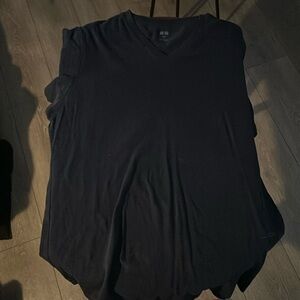 Navy blue men’s v-neck